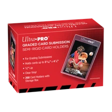 200CT Ultra PRO 1/2" Lip Semi-Rigid Tall Card 43000 Graded Submission Protector