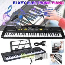 Teclado De Piano 61 Teclas Electrónico Portátil Para Niños Juguete Educativo NEW