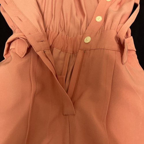 NWT Nine West Utility Romper Rose Belted Short Sleeve Pockets Womens Sz XS - Picture 13 of 16