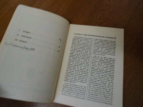 No.282 J S BACH Brandenburgisches Konzert No.5 D / Edition EULENBURG Study Score - Picture 4 of 11