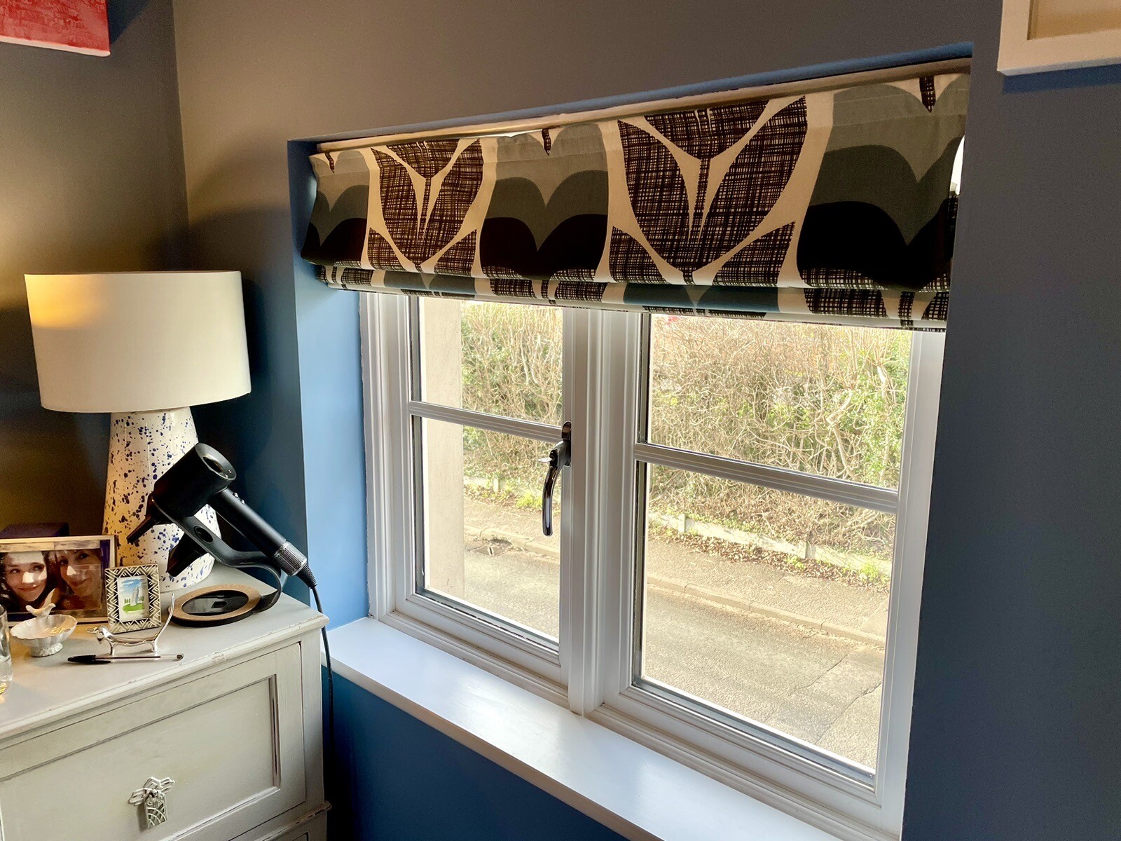 Blinds for windows used Fabric Roman blinds eBay