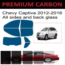 Premium Carbon Window Tint fits Chevrolet Captiva 2012-2016 precut tint