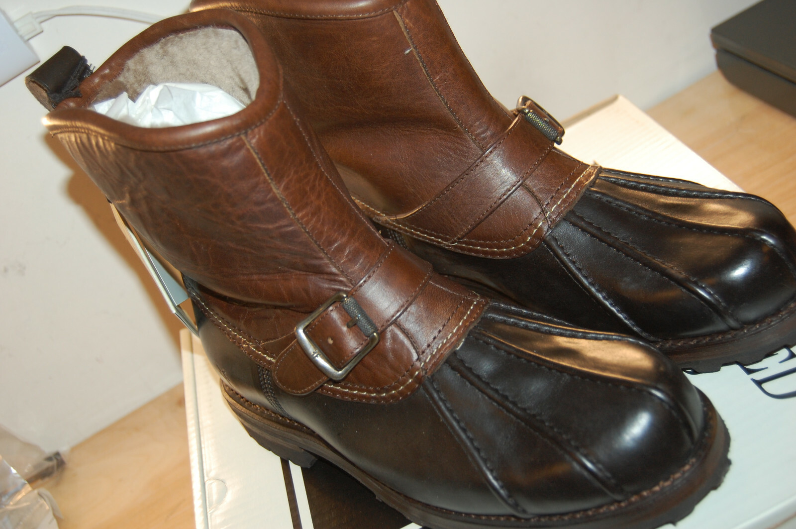 frye duck boots mens