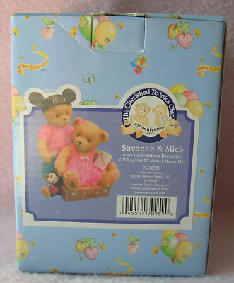 Disney Cherished Teddies Savanah & Mick 2004 Convention 2