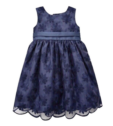 blueberi boulevard dresses gold Blueberi Boulevard Girls' 2T-6X Embellished Short-Sleeve Dress