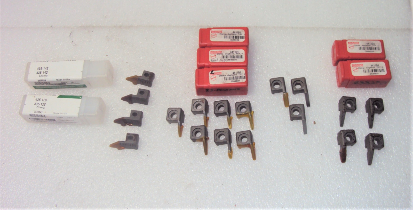 (25) Assorted Widia Manchester Insert Clamp 441101 441102 441104 435128