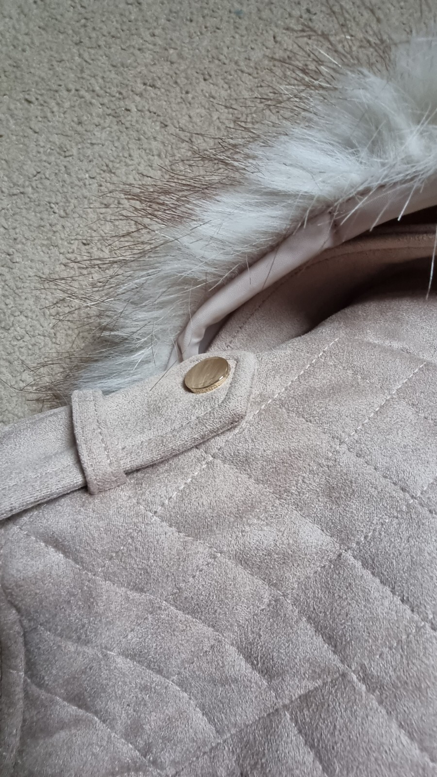 River Island Removable Premium Faux Fur Biker Style Jacket Size 10 RRP £65 image 10