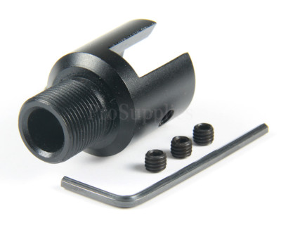 Aluminum Ruger 1022 10-22 Muzzle Brake Adapter 5/8x24 Thread, Three Lock Nut