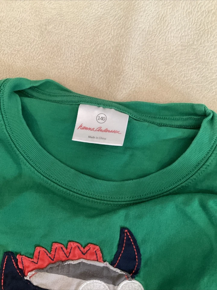 Hanna Andersson Shirt 140 Boys  Monster Flaw - Imagem 3 de 4