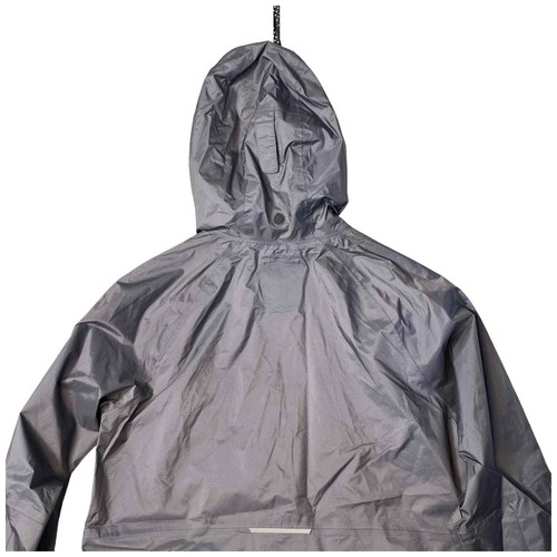 REI CO-OP Boys Jacket XL 18 Gray Windbreaker Full Zipper Hooded Zip Pockets - Picture 6 of 19
