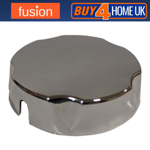 Fusion Pop Up Bath Control Knob - Chrome Water On/Off Waste Circle Grip Cap - Picture 1 of 3