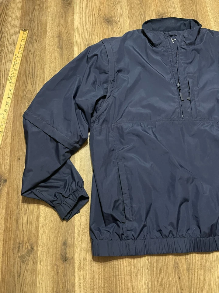 Walter Hagen Jacket, Men's Size XL, Blue, 1/4 Zip, Pullover, Windbreaker - Image 3 of 4