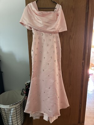 Special Occasion Dress, Size 4, Used One Time. Color Is Peach And Is Well Made