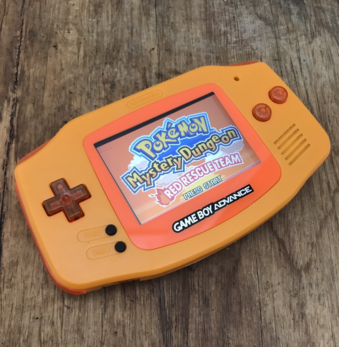 Nintendo Gameboy Advance GBA AGS-101 Orange Handheld Gaming