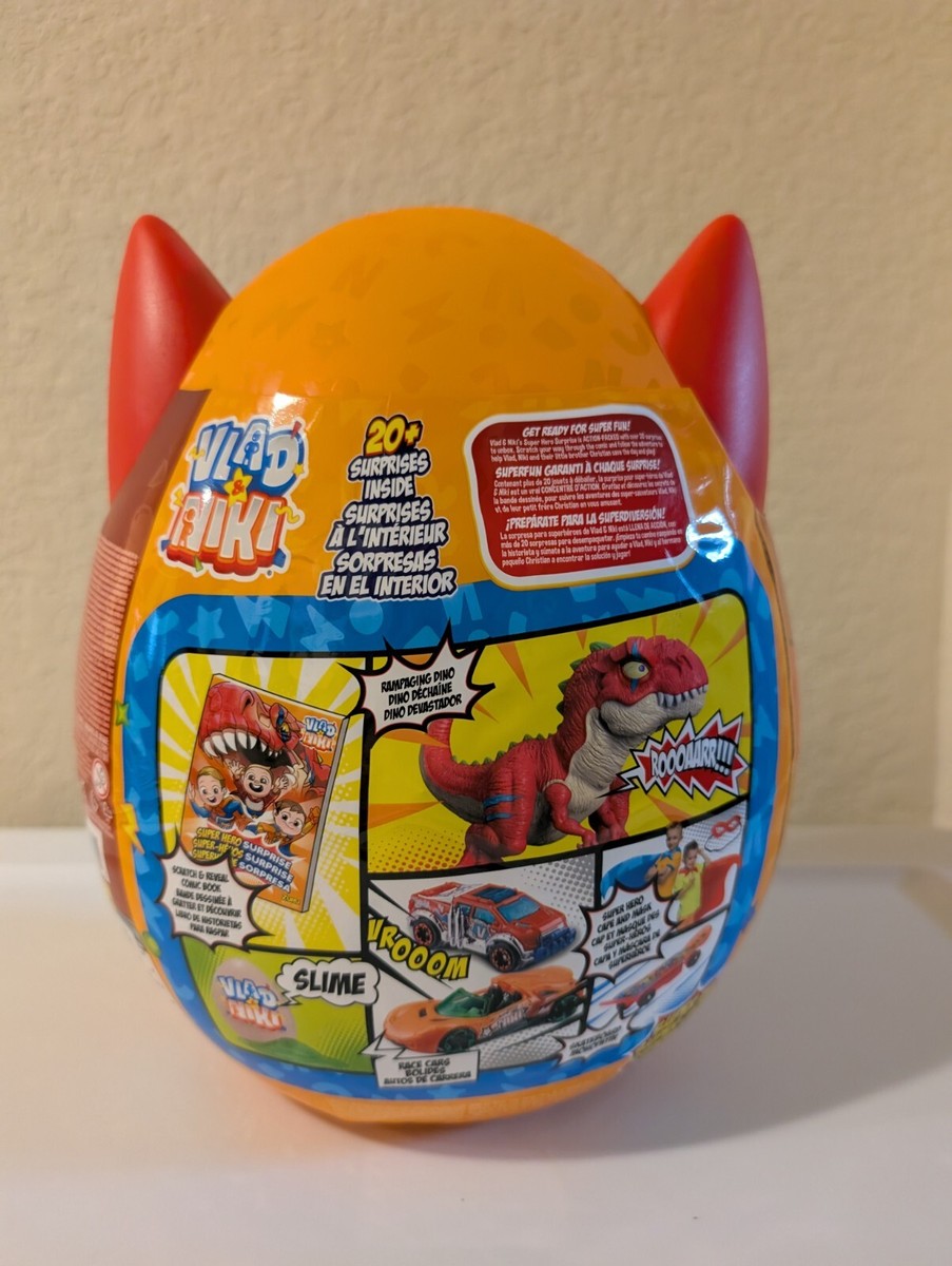 Vlad and Niki - Dino Attack Superhero Surprise Egg - Red - By Zuru