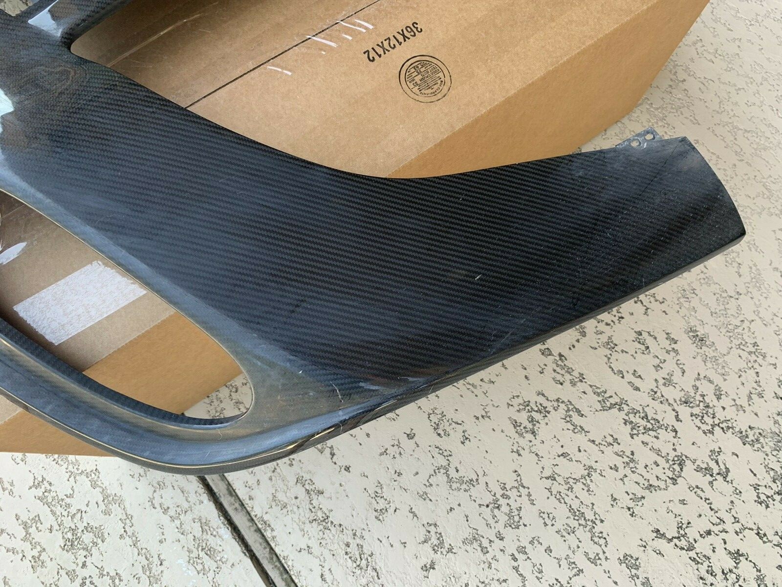 Bentley Continental GT Mulliner Carbon Fiber Rear Diffuser OEM 3W8 071 611A