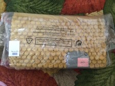 BNWT Next  Giant Bubble Super Soft Ochre Yellow Bath Mat 50 X 80 cm