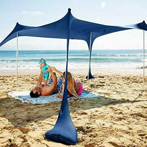 SUN NINJA Pop Up Beach Tent Sun Shelter UPF50+,Ground Pegs and Stability Poles
Opens in a new window