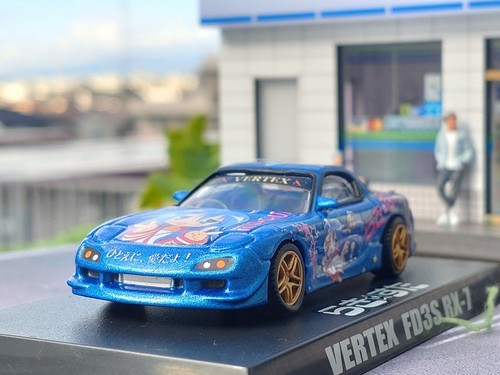 Mazda / Vertex FD3S RX-7 / Itasha / 1/64 Diecast car / Aoshima - Picture 2 of 15