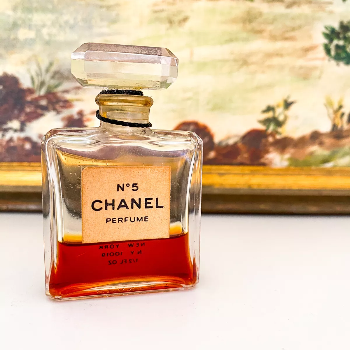 LOW FILL Vintage Chanel No 5 Pure Parfum Perfume Extrait 1/2 oz 15ml OLD  Bottle