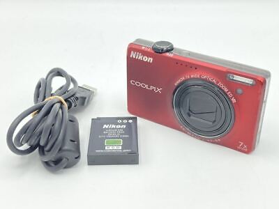 Nikon COOLPIX S6000 Red 14.2MP Digital Camera English Nikon COOLPIX S6000 Red 14.2MP Digital Camera English