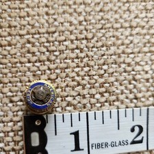 Vintage American Legion US Star Cloisonne Enamel Lapel Pin Patented DE 54296 F