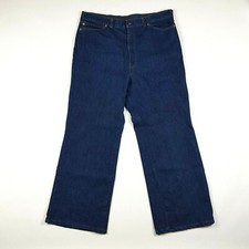 Vintage Levi's Orange Tab High Rise Boot Cut Women's Size 37x29 USA Denim Jeans