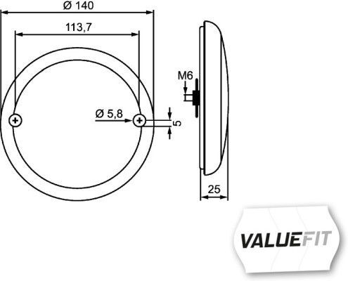 Hella 2NR 357 026-051 Heckleuchte-image