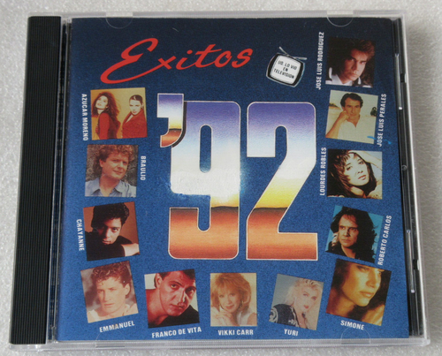 EXITOS '92 V.A. BRAULIO, LOURDES ROBLES CD 1992 SONY LATIN POP BALADAS RARE OOP