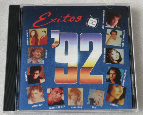 EXITOS '92 V.A. BRAULIO, LOURDES ROBLES CD 1992 SONY LATIN POP BALLADAS RARE OOP - Photo 1/8