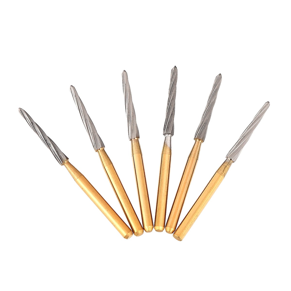 10PCS Dental Lab FG ENDO-Z Burs – Carbide Tungsten Steel Trimming & Finishing Burs, 25mm 5 thumbnail image