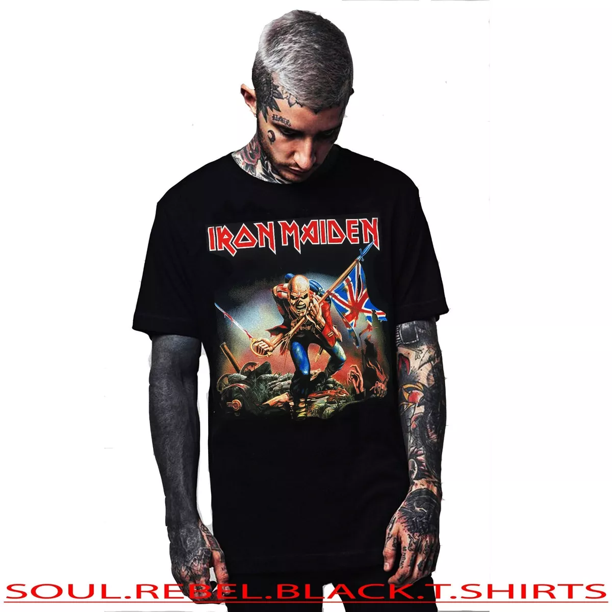 Barber gruppe sangtekster IRON MAIDEN THE TROOPER HEAVY METAL PUNK ROCK T SHIRTS | eBay