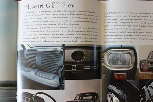 prospectus brochure Nouvelle Ford Escort automobile voiture Peugeot prospekt - Picture 4 of 8
