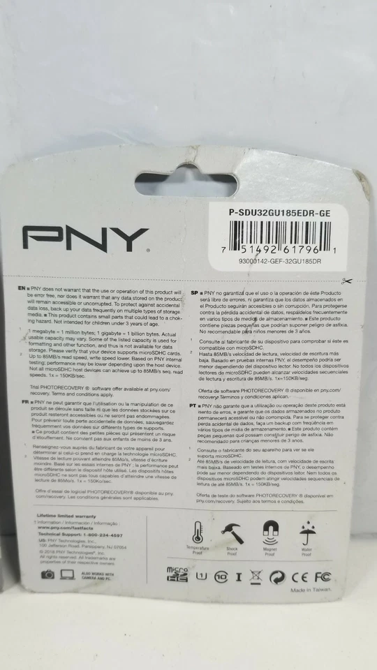 (Lote de 2) Micro SD Prime Performance PNY 32 GB con adaptador Foto 4 de 4