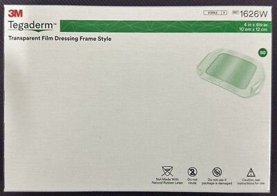 3M 1626W Tegaderm Film Dressing 4