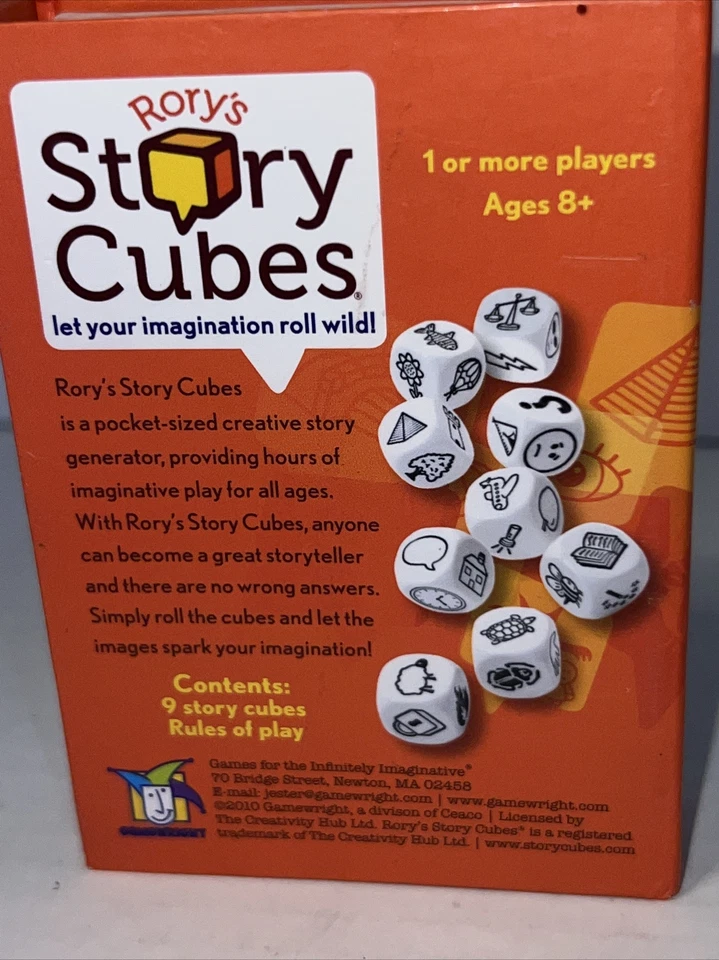 Rory's Story Cubes Gamewright Classic Dr Toy 10 Best Games Winner!  NEW!! - Image 3 of 4