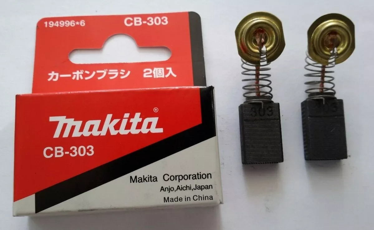 OEM Genuine Makita Carbon Brush Set 194996-6 CB-303 4100NH 9227C DA4030 GV7000 OEM Genuine Makita Carbon Brush Set 194996-6 CB-303 4100NH 9227C DA4030 GV7000