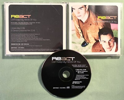 React          ** PROMO CD **      Can't Keep My Hands Off You