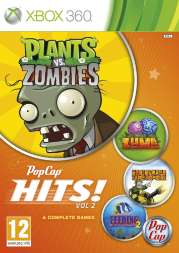 PopCap Hits Vol 2 (Microsoft Xbox 360, 2011)  FREE UK POST WITH MANUAL - Afbeelding 1 van 1