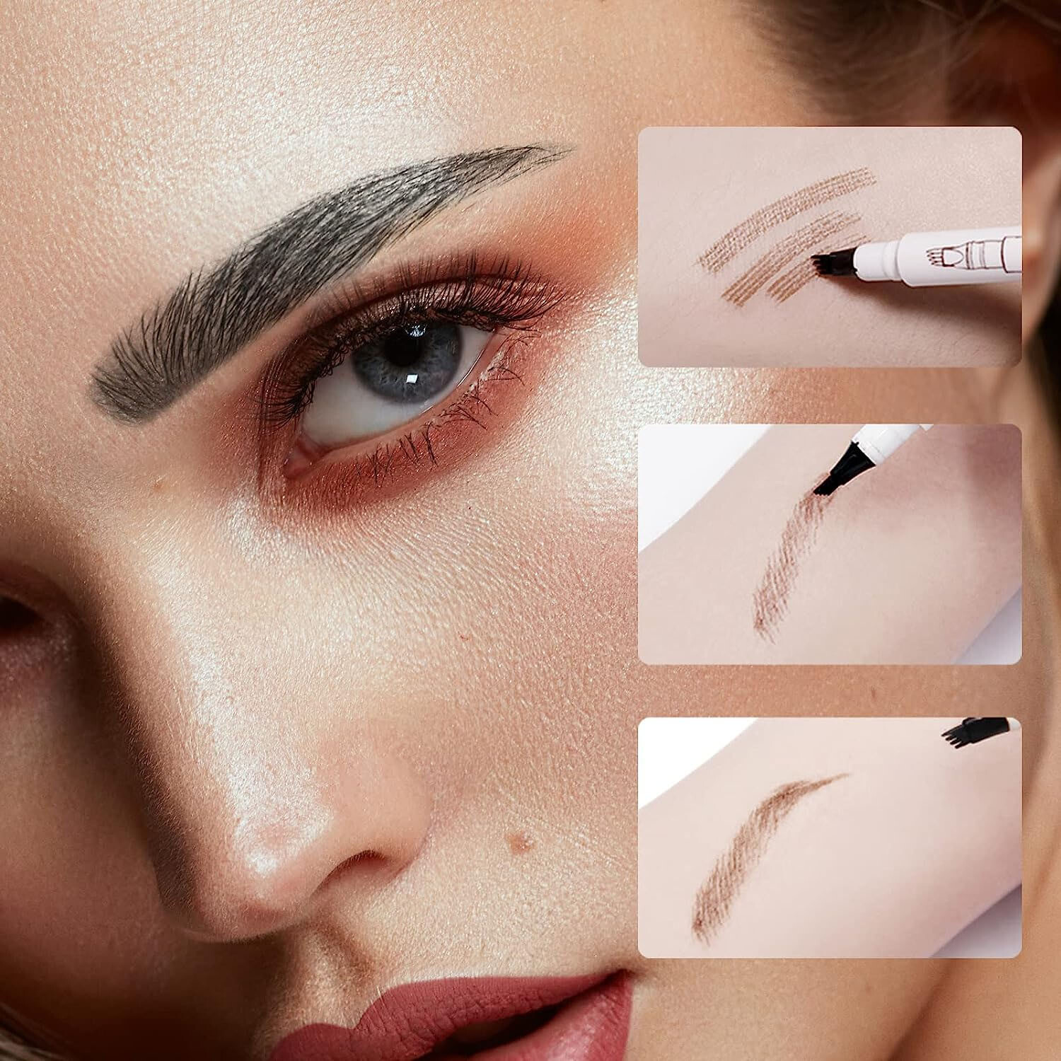 Microblading Tattoo Eyebrow Ink Pen Long Lasting Eye Brow Pencil 3D