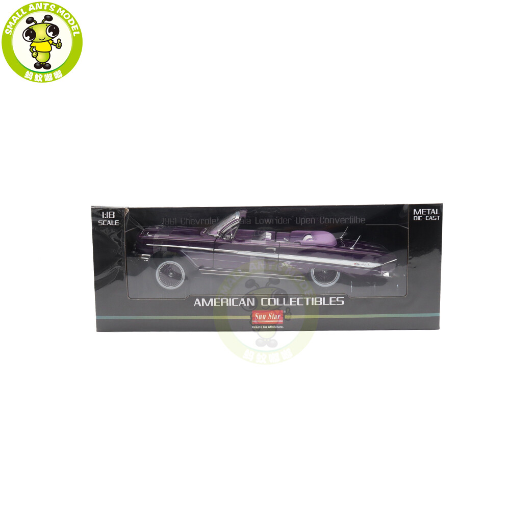 1/18 1961 Chevrolet IMPALA Lowrider Open Convertible SUNSTAR