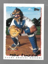 Q 1995 Topps Baseball Mike Piazza Diamond Vision #5 NRMT
