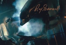 ROY SCAMMELL signed Autogramm 20x30cm ALIEN in Person autograph COA