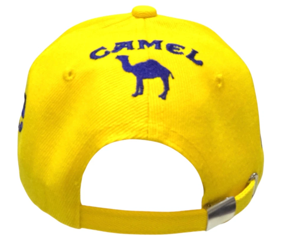 Ayrton Senna F1  Camel Lotus/Honda Baseball cap in Bright yellow. Vintage - Image 4 of 4