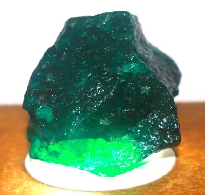 DYED 3725 Ct - Mined Brazilian Green Emerald Certified Superb Rough Gemstone TS