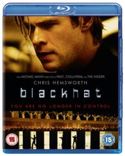 Blackhat Blu-ray (2015) Chris Hemsworth, Mann (DIR) cert 15 Fast and FREE P & P