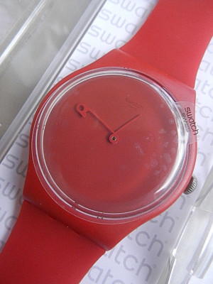 SWATCH+NEW GENT SPECIAL+SUOZ131S ROSSO by UMA WANG+ONLY 777pcs 