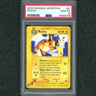 PSA 10 RAICHU 2002 Pokemon Expedition 61/165 WOTC Rare Vintage e-Reader Gem Mint