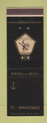 Matchbook Cover - Ct Amazonas Brazil