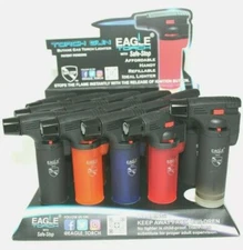 Eagle Butane Gas Torch Gun Windproof Refillable Adjustable Lockable PT101U